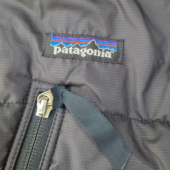 Vintage Y2K Patagonia Puffer Jacket Womens Small Black Insulated Winter Coat - Picture 8 of 16